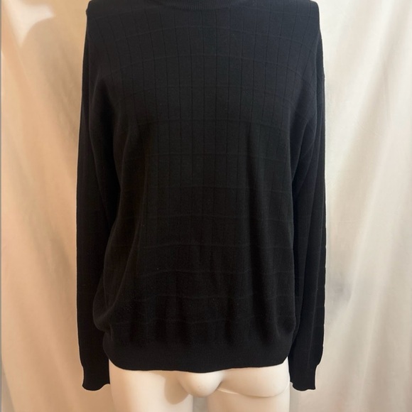 Pronto Uomo Black Crewneck Sweater